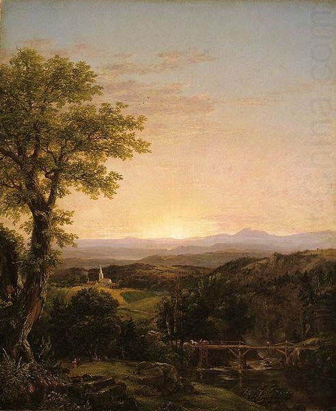 Thomas Cole New England Scenery oil painting picture